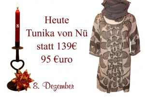 Tolle Tunikas von Nü by Staff-Woman gibt es zu reduzierten Preisen am Donnerstag den 8. Dezember.